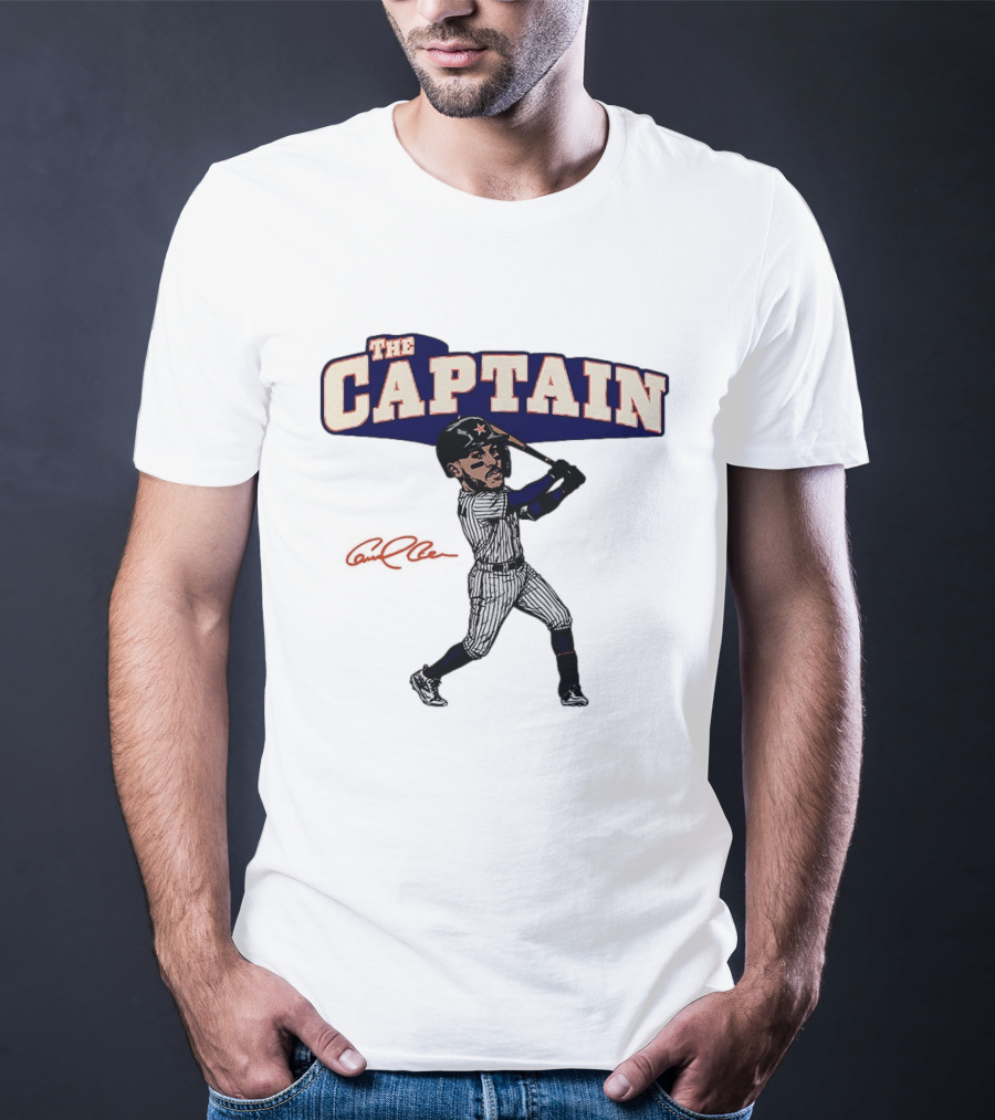 The Captain Carlos Correa Houston Astros Baseball Caricature T-Shirt