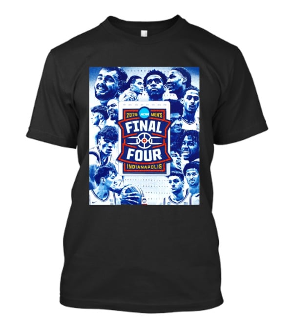 2026 NCAA Men's Final Four Indianapolis Basketball UConn Huskies Players T-Shirt