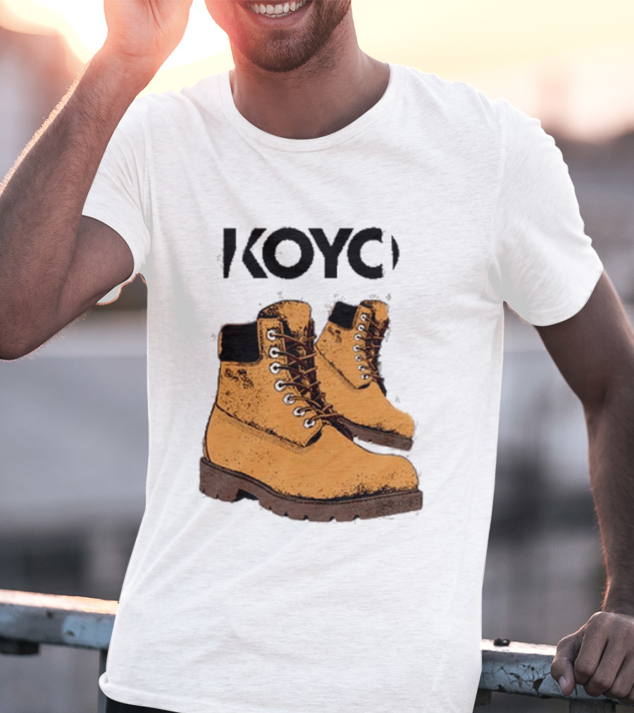 Koyo Timberland Style Boots T-Shirt