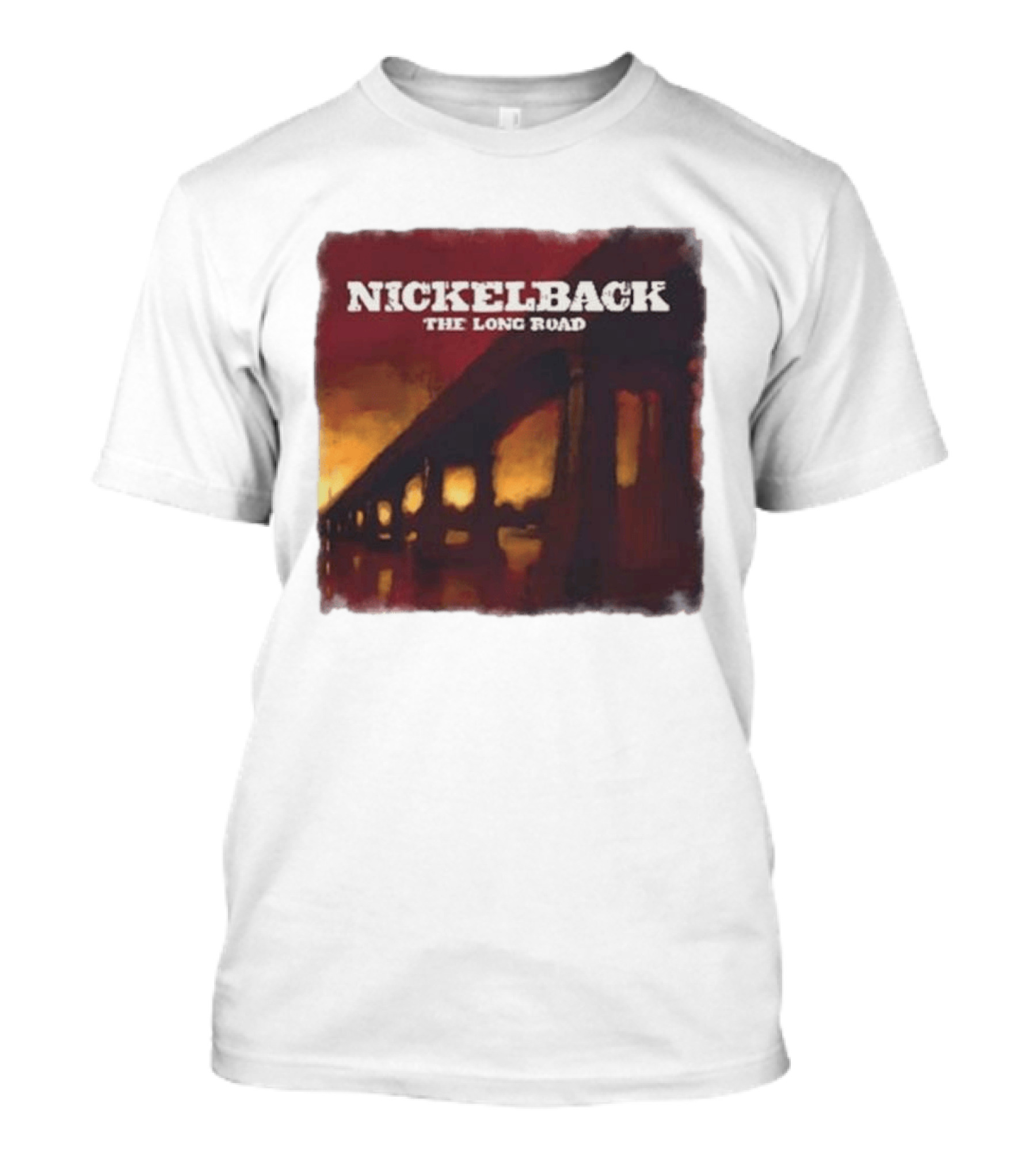 Nickelback The Long Road 2023 Album Art Bridge T-Shirt