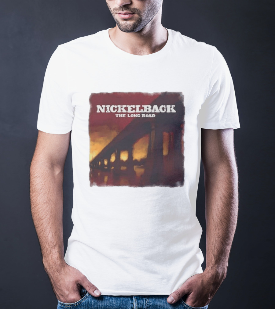 Nickelback The Long Road 2023 Album Art Bridge T-Shirt