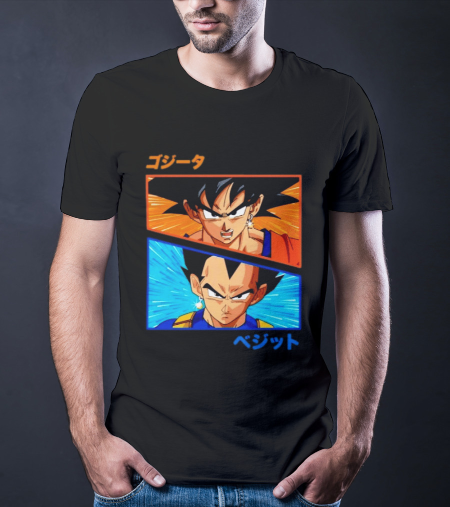 Gogeta Vegito Fusion Transformation Dragon Ball Z Super Saiyan Anime T-Shirt