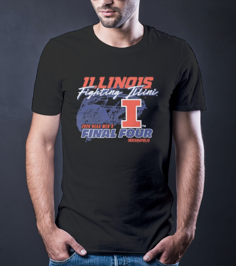 Illinois Fighting Illini 2026 NCAA Men's Final Four Champions T-Shirt