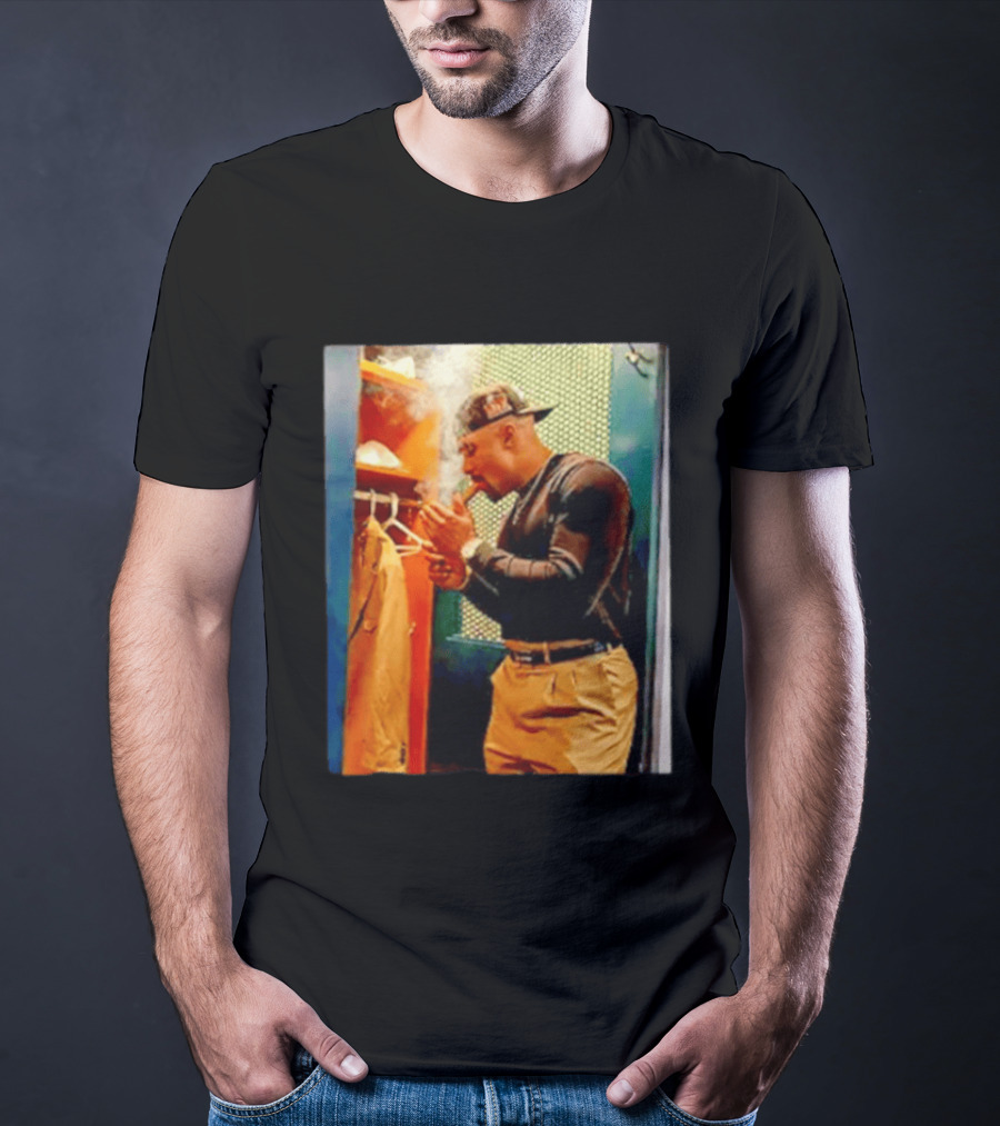 Jalen Hurts Celebrating Smoking Cigar Locker Room Moment T-Shirt