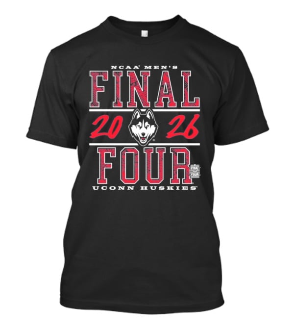 NCAA Men's Final Four 2026 UConn Huskies Basketball Championship T-Shirt
