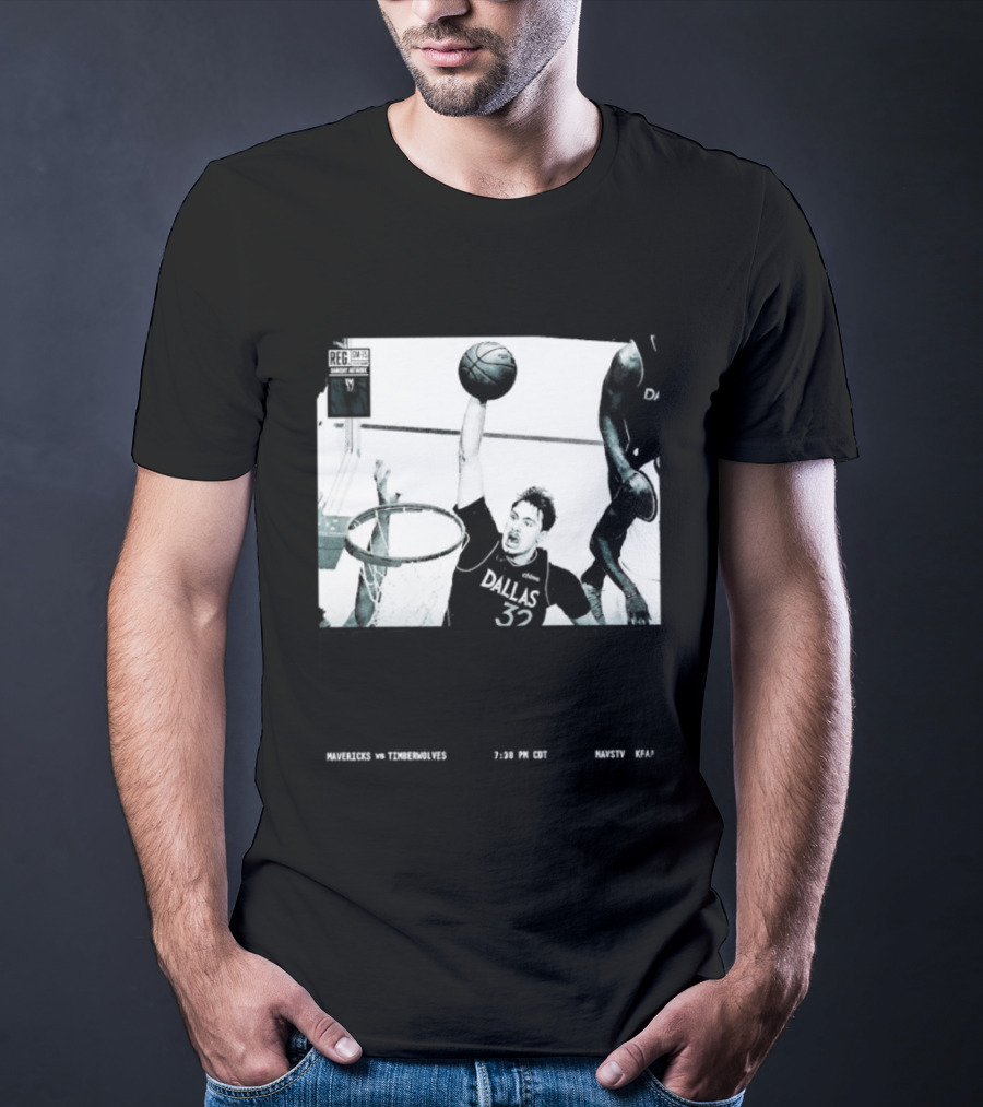 Cooper Flagg Dallas Mavericks No Howl Just Work Hoops Dunk T-Shirt