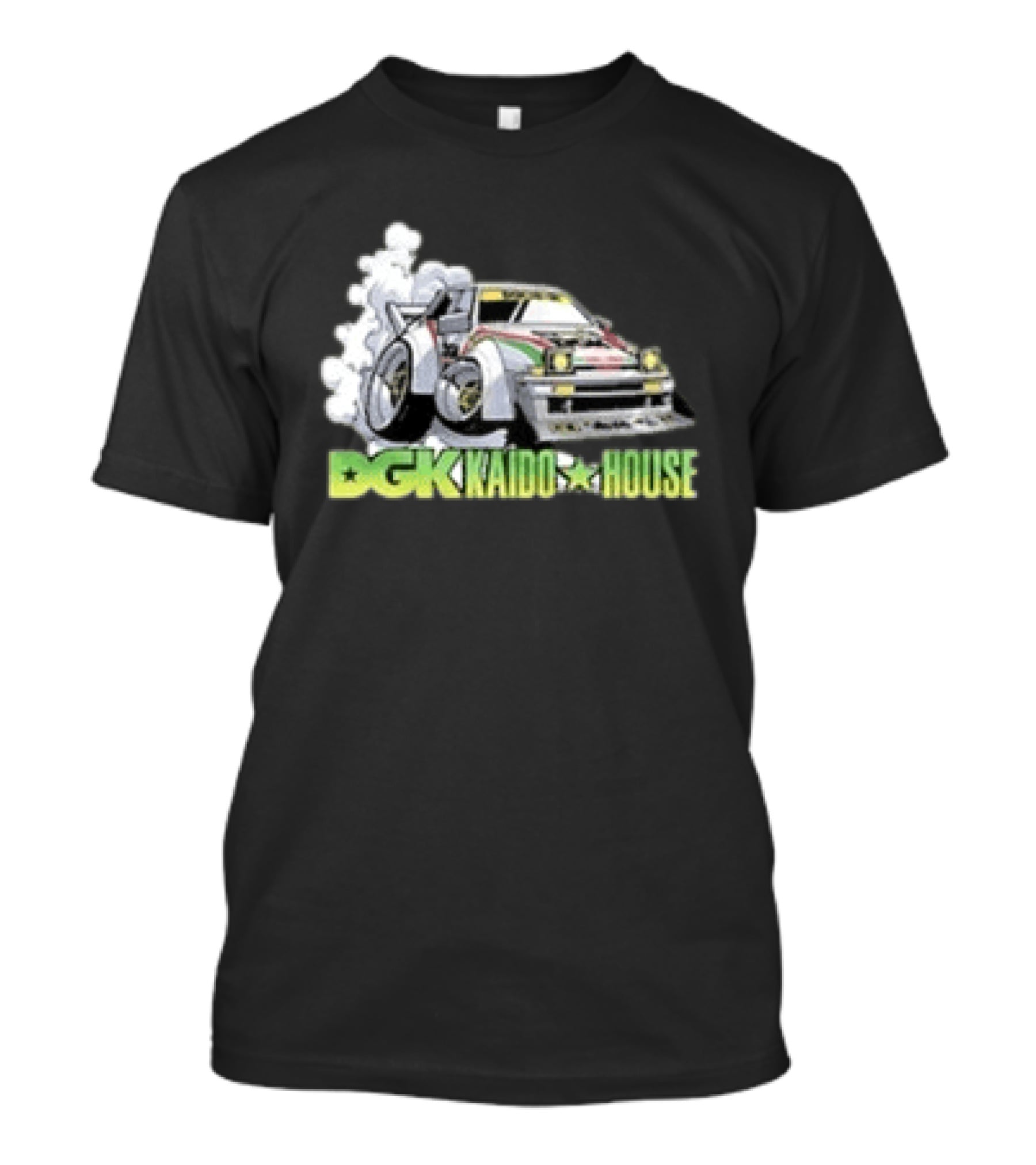 DGK Kaido House Street Spec Wide Open Racing Car Drift T-Shirt