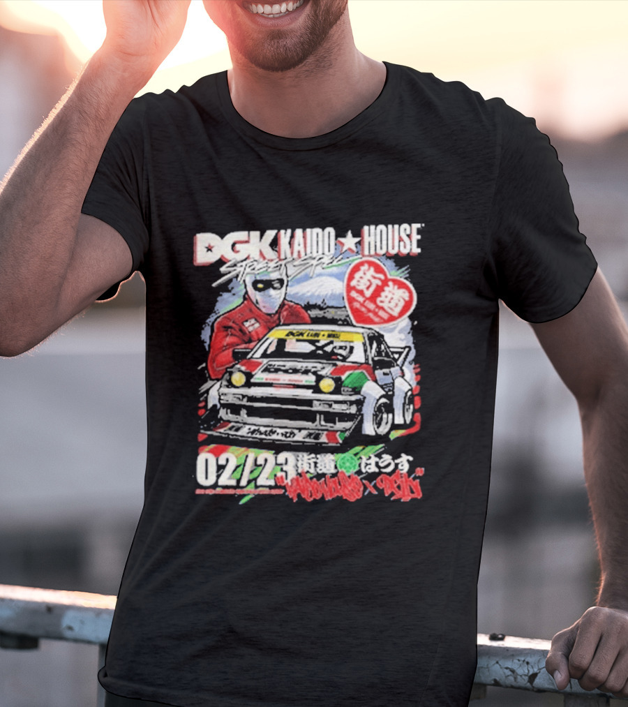 DGK Kaido House Raceway 02/23 Mountain Racer T-Shirt
