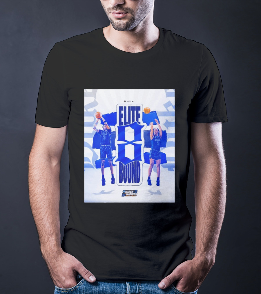 March Madness Duke Blue Devils 2026 Elite Eight Player NCAA Bound T-Shirt