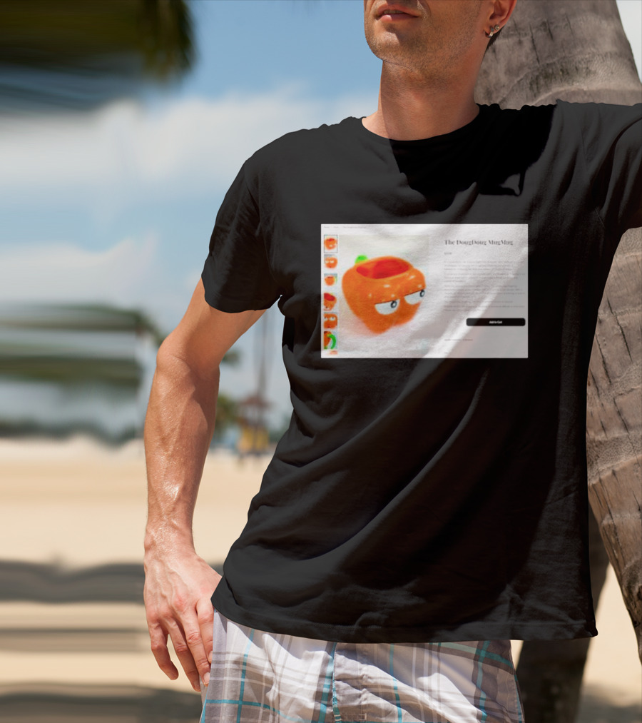 I Hate The Dougdoug Mugmug Orange Pumpkin Face T-Shirt