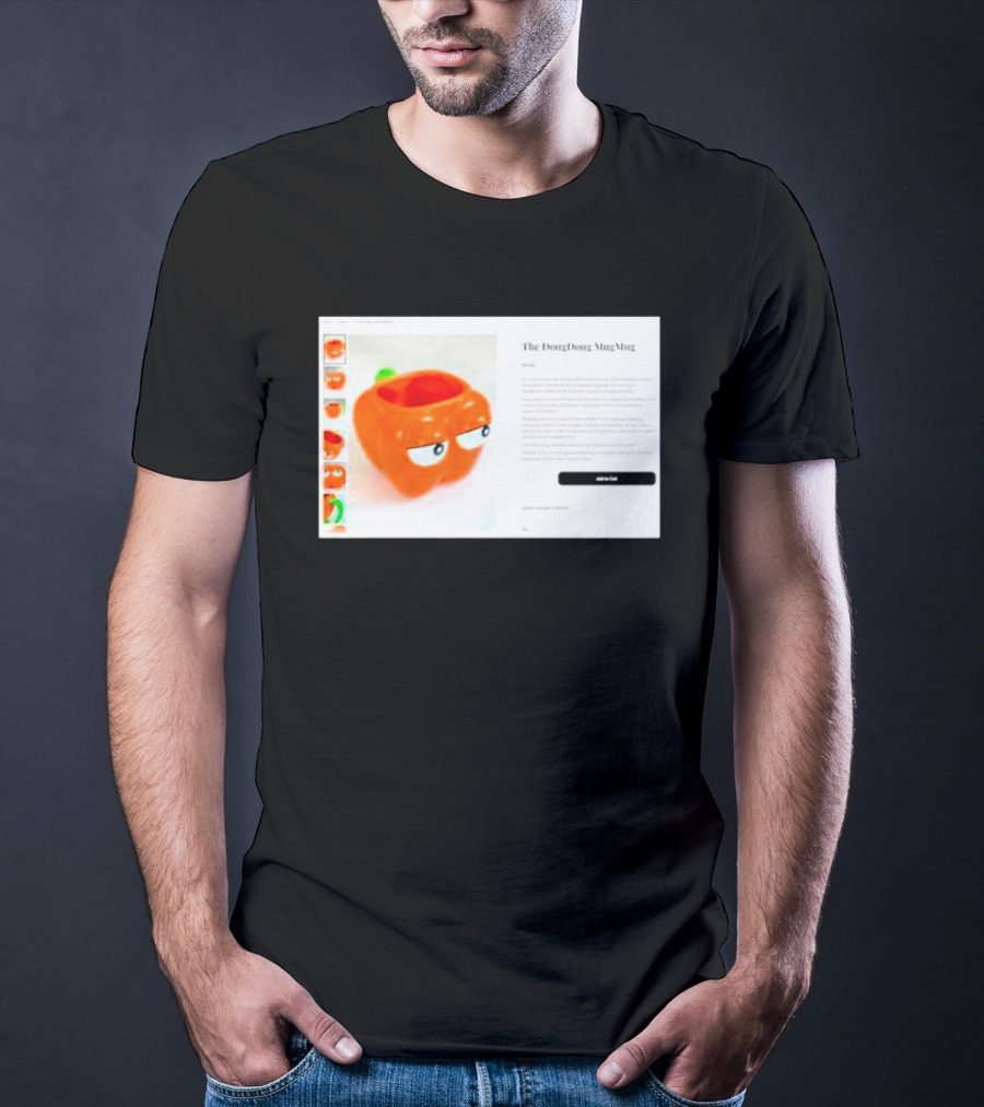 I Hate The Dougdoug Mugmug Orange Pumpkin Face T-Shirt