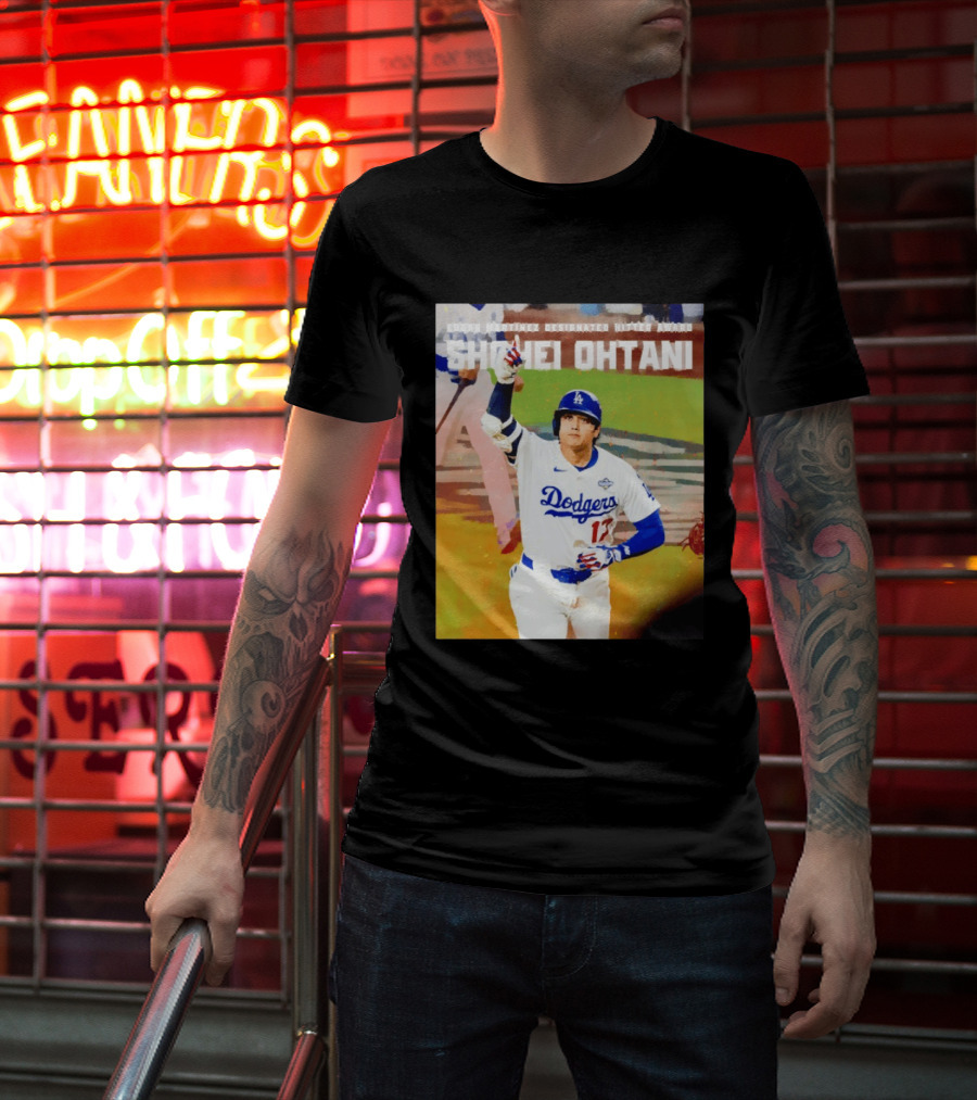 Edgar Martínez Designated Hitter Award Shohei Ohtani Los Angeles Dodgers T-Shirt