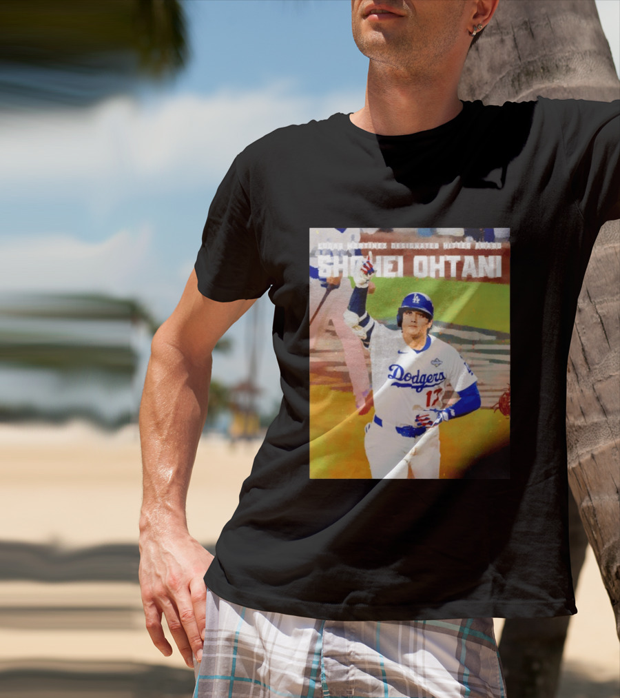 Edgar Martínez Designated Hitter Award Shohei Ohtani Los Angeles Dodgers T-Shirt