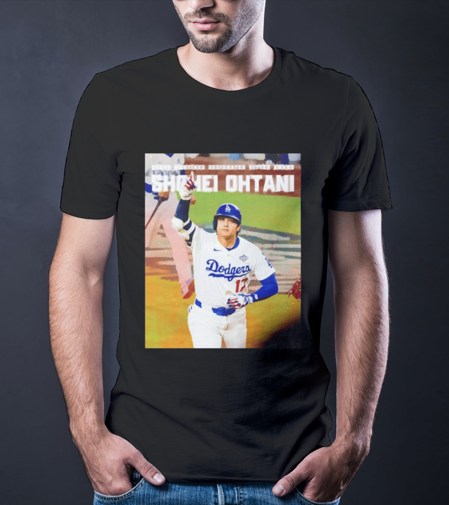 Edgar Martínez Designated Hitter Award Shohei Ohtani Los Angeles Dodgers T-Shirt