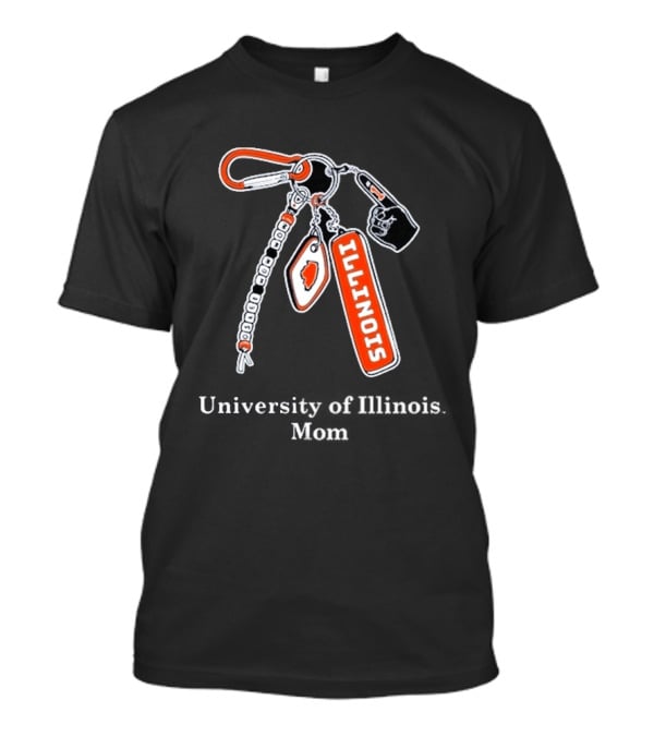 Illinois Fighting University Of Illinois Mom Keychain T-Shirt