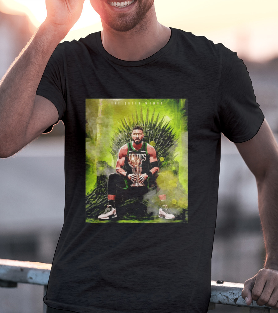 Jayson Tatum Boston Celtics The Green Mamba Iron Throne NBA Player T-Shirt
