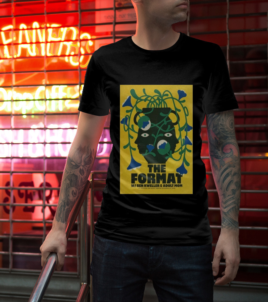 The Format Ben Kweller Adult Mom Royal Oak Music Theatre March 31 2026 Tour T-Shirt