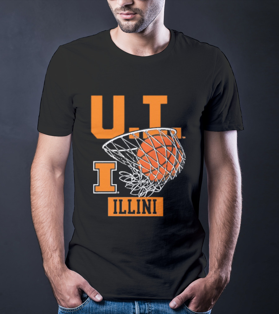 UT Illinois ILLINI Hoops Basketball Heritage T-Shirt
