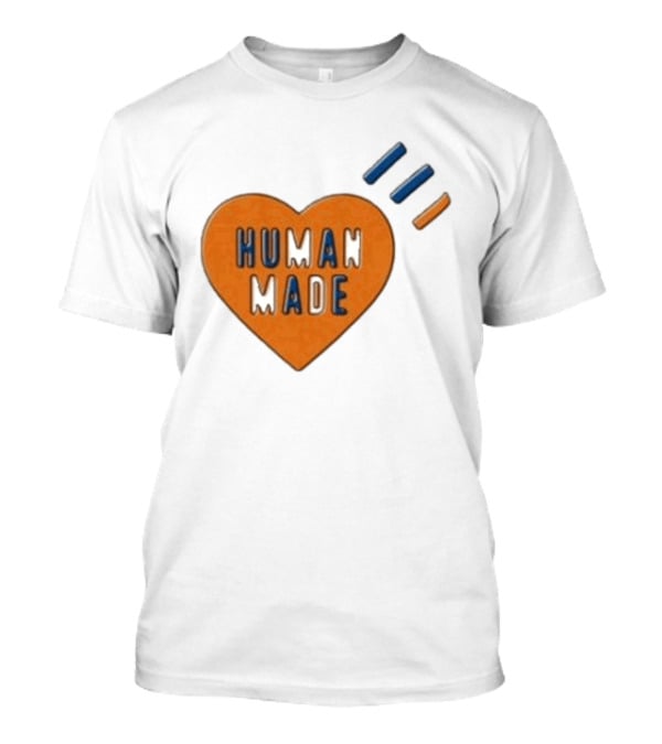 Human Made Heart Icon With Dry Alls T-Shirt