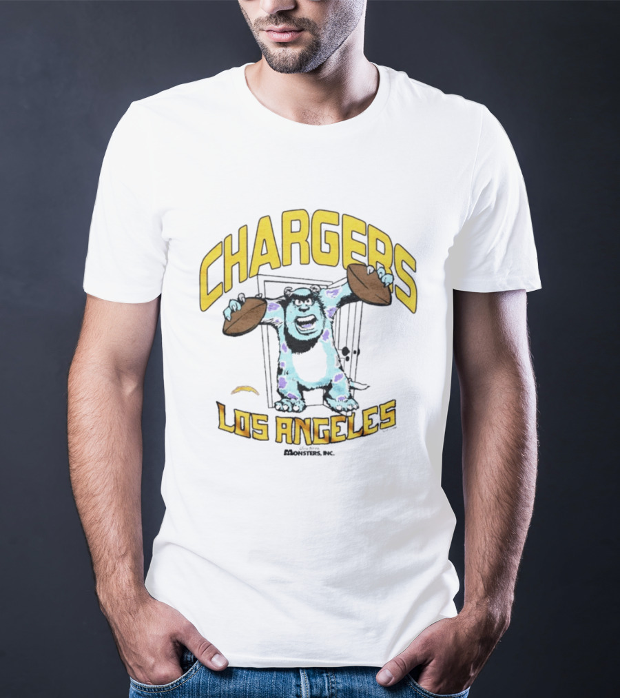 Los Angeles Chargers Monsters Inc Sully Collaboration T-Shirt