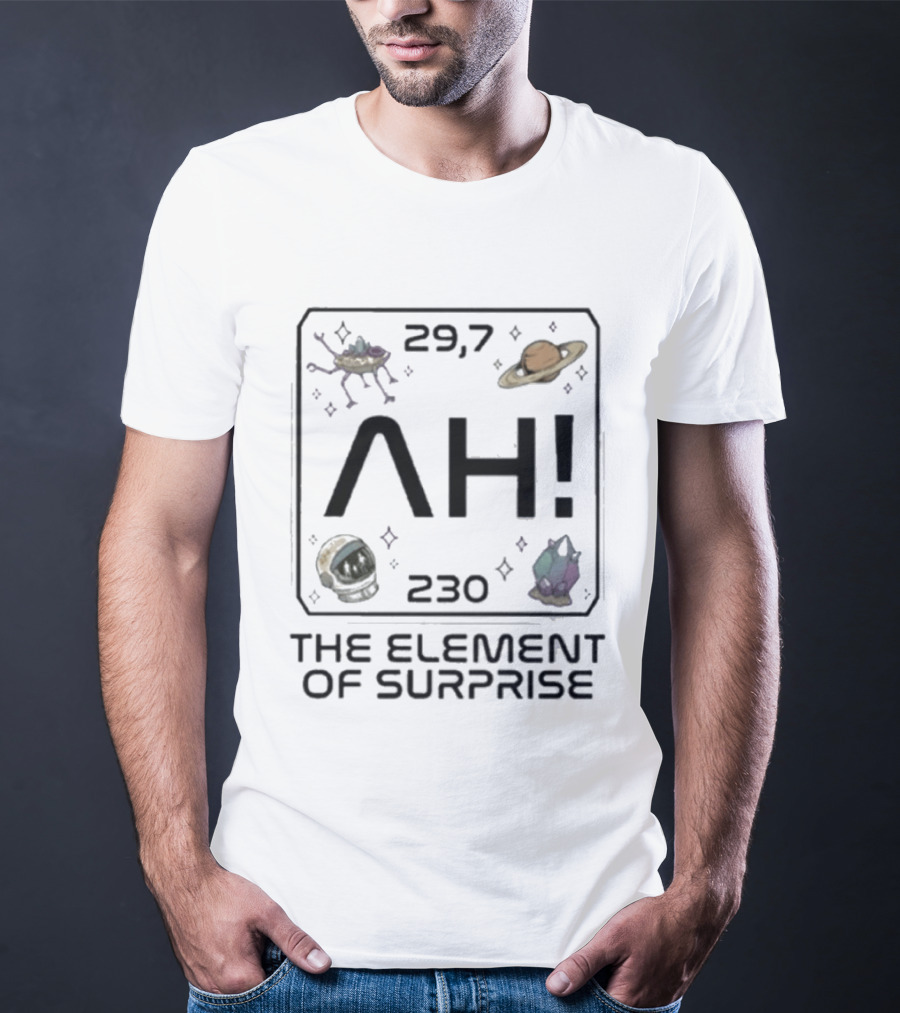 Project Hail Mary Ah Element 29.7 Surprise Sci Fi Space Novel 230 Saturn T-Shirt