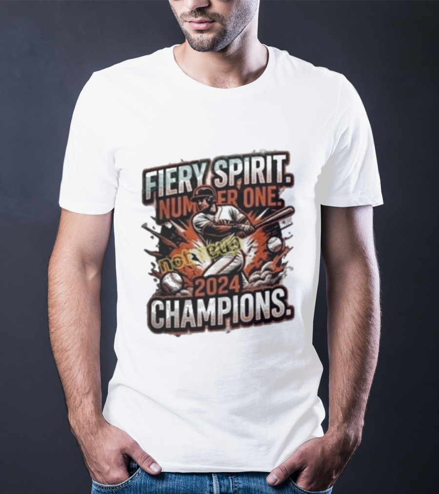 San Francisco Giants Fiery Spirit Number One Champions 2024 T-Shirt