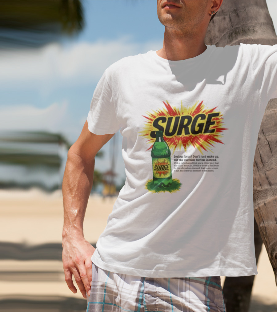 Surge Losing Focus Wake Up Hit The Override Button Instead T-Shirt