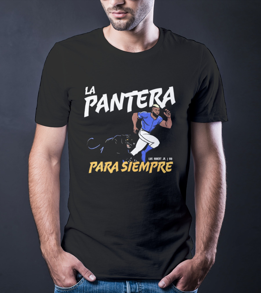 La Pantera Para Siempre Luis Robert Jr New York Mets Baseball T-Shirt