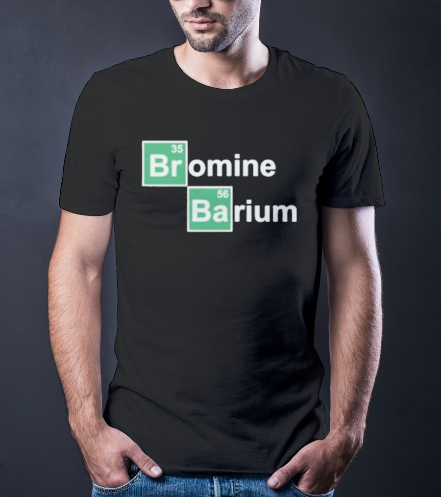 Bob Lazar Bromine Barium Element Chart T-Shirt