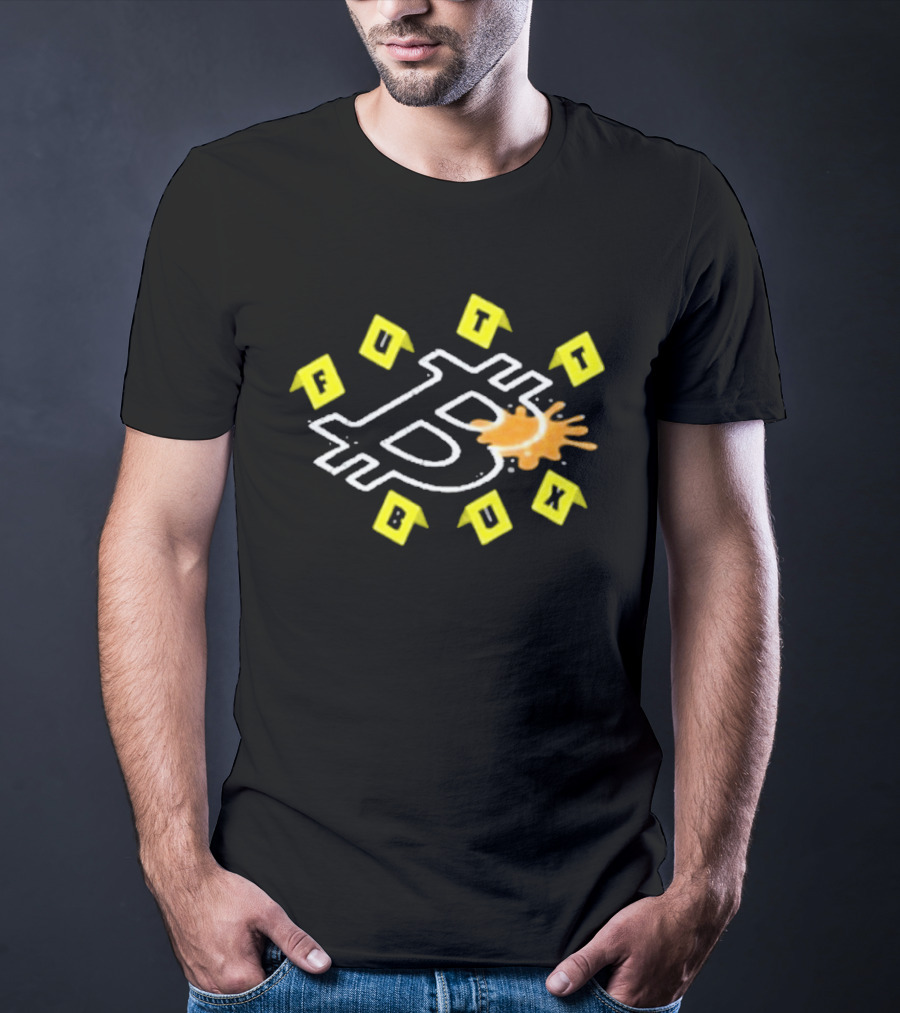 Windscribe Bitcoin Crime Scene Futt Bux T-Shirt