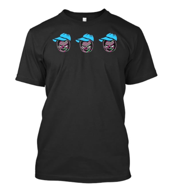 Billionaire Boys Club Ice Cream Cherry Gang Blue Hat Striped Face T-Shirt