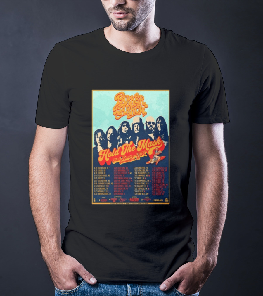 Parker Barrow Hold The Mash North American UK Summer Tour 2023 T-Shirt