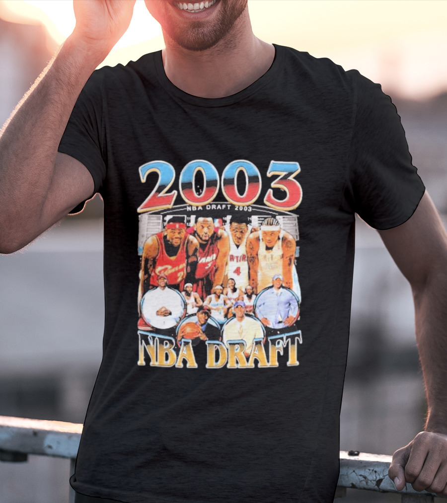 2003 NBA Draft James Anthony Bosh Wade T-Shirt