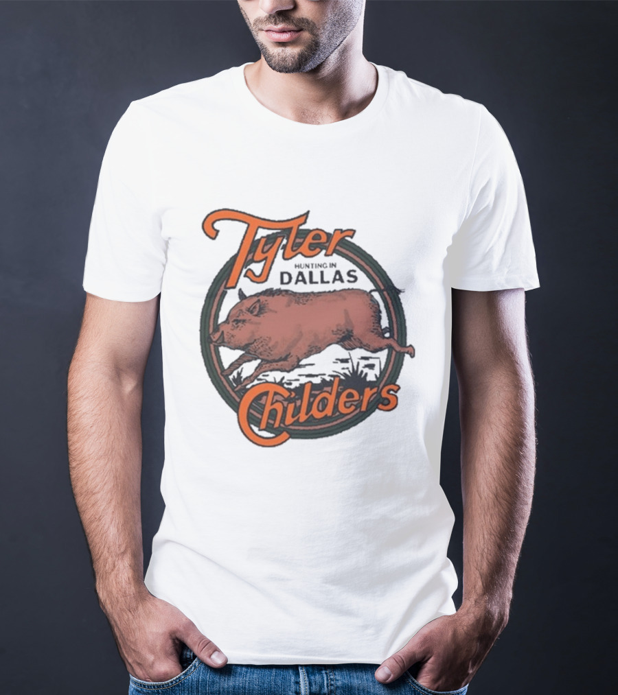 Tyler Childers Hunting Dallas April 23 2026 Tour T-Shirt