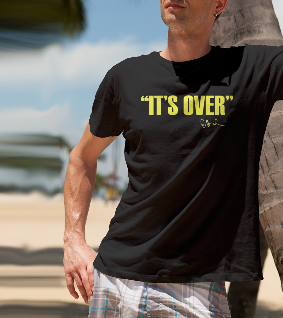 IT'S OVER" Elliot Cadeau Michigan Wolverines Basketball T-Shirt