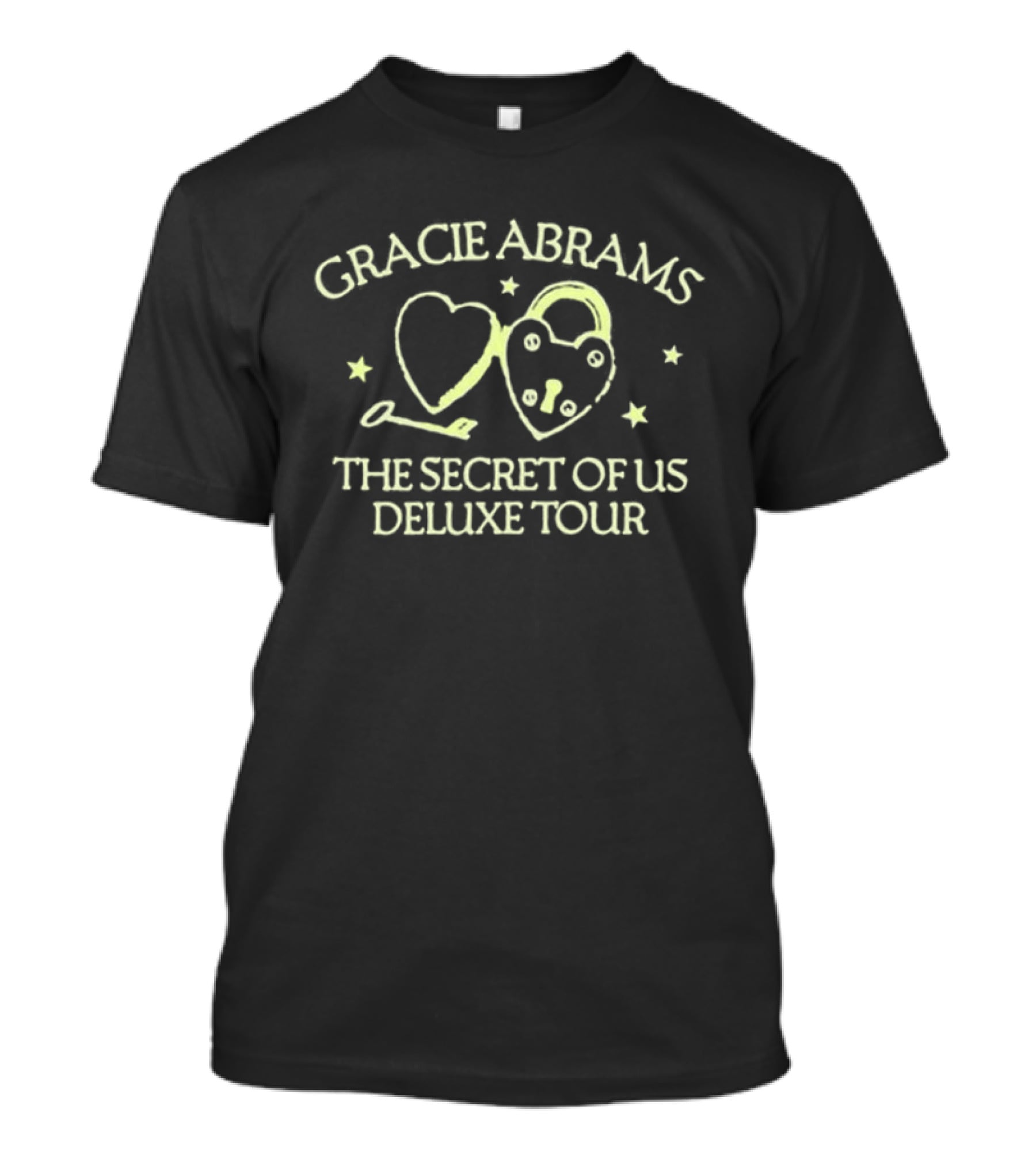 Gracie Abrams The Secret Of Us Deluxe Tour Hearts And Stars T-Shirt