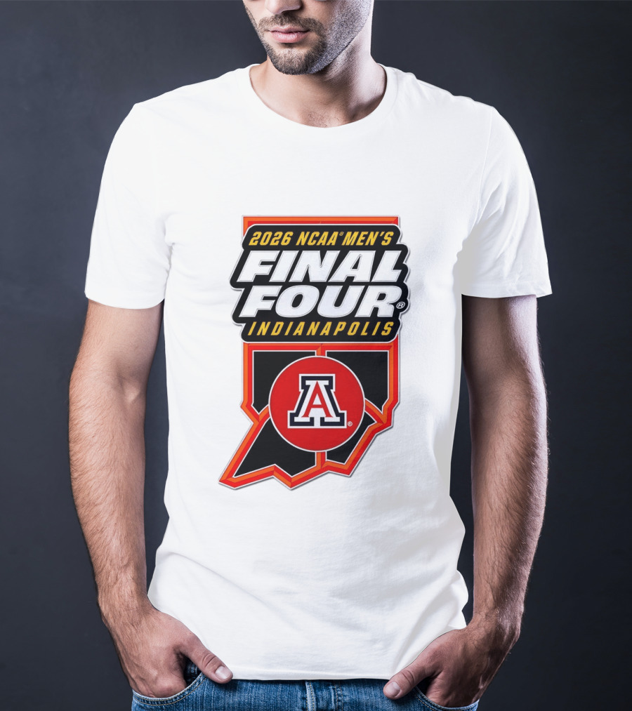 Arizona Wildcats NCAA Men's Final Four 2026 Indianapolis T-Shirt