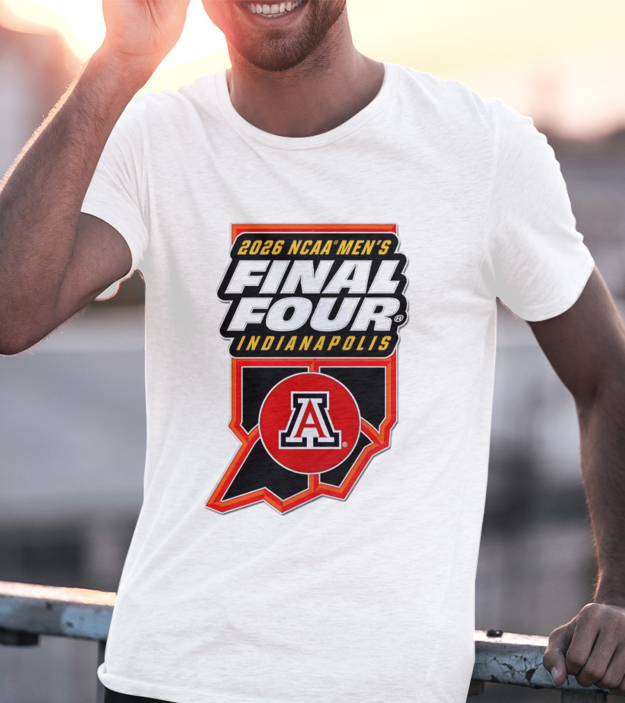 Arizona Wildcats NCAA Men's Final Four 2026 Indianapolis T-Shirt