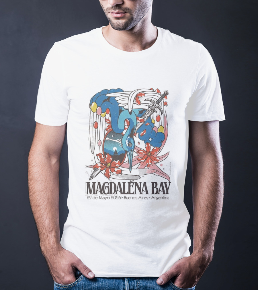 Magdalena Bay 22 De Mayo 2026 Buenos Aires Argentina Event T-Shirt
