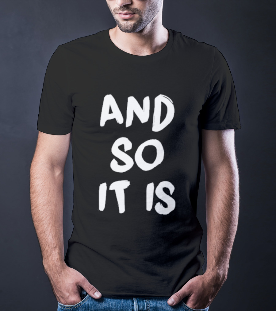 AND SO IT IS Angels Now Standard Shoulder T-Shirt