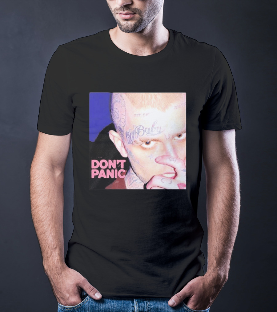 Lil Peep Don't Panic Single Cover Tattoo T-Shirt