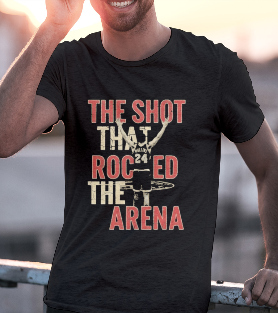 The Shot That Rocked The Arena Braylon Mullins Basketball Icon 24 T-Shirt