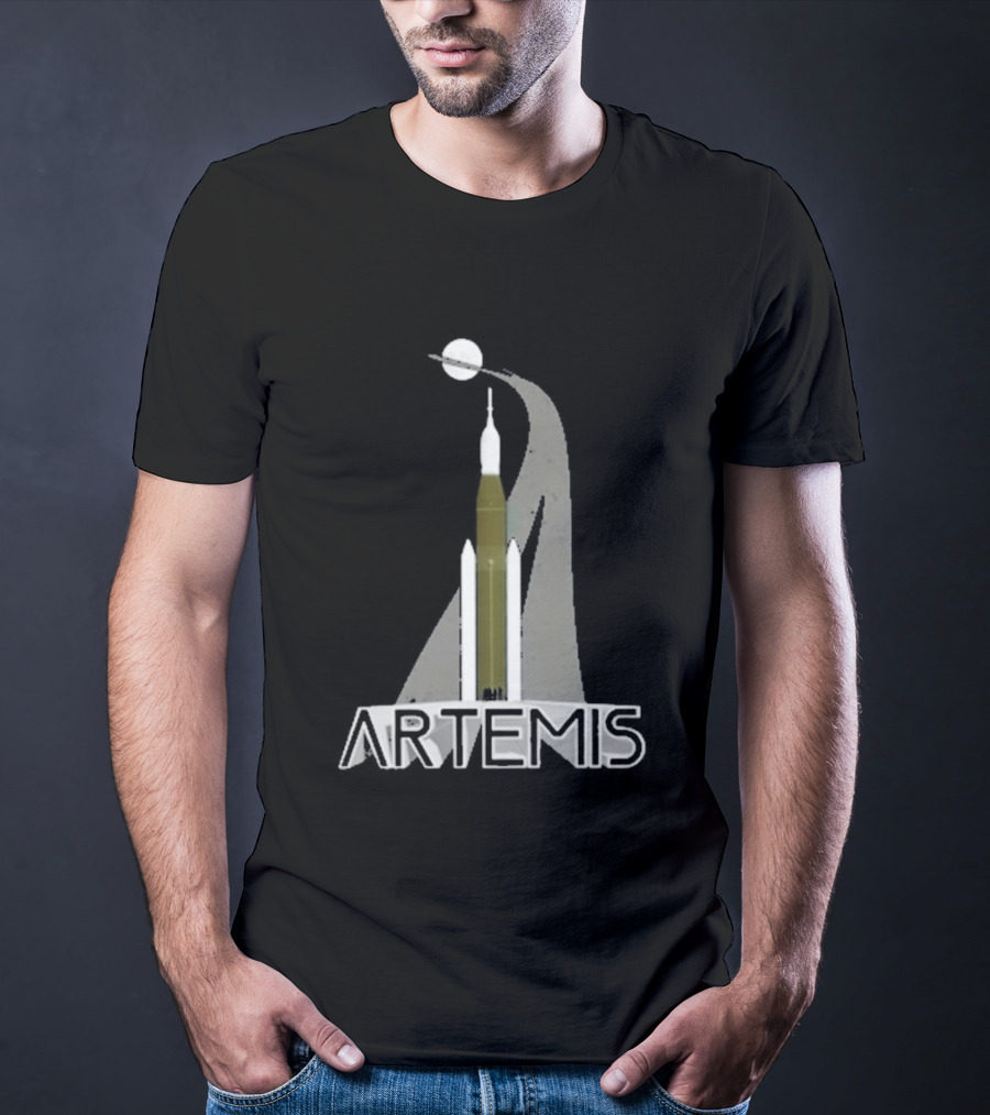 Nasa Artemis II Rocket Launch Space Exploration Mission T-Shirt