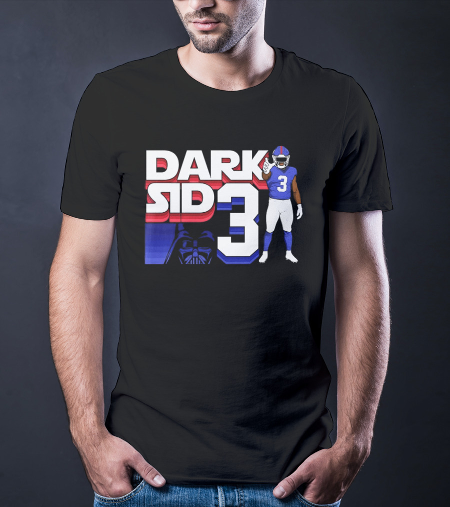 Dark Sid3 New York Giants Football Darth Vader T-Shirt