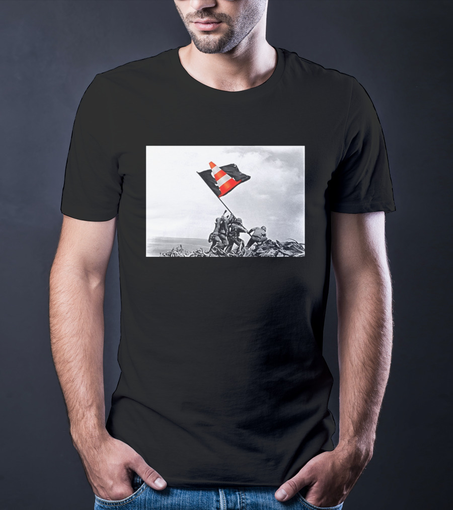 Pittsburgh Pirates Win Their First Series Traffic Cone Flag T-Shirt