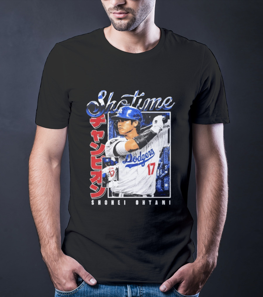 Sho Time Shohei Ohtani Dodgers 17 Baseball Sportswear T-Shirt