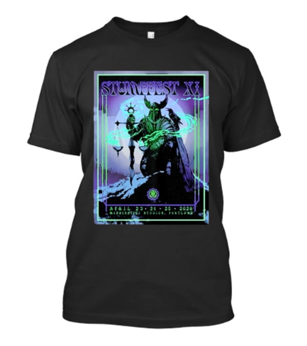 Stumpfest XI Concert Tour April 23 24 25 2026 Mississippi Studios Portland Viking Raven Mythology T-Shirt