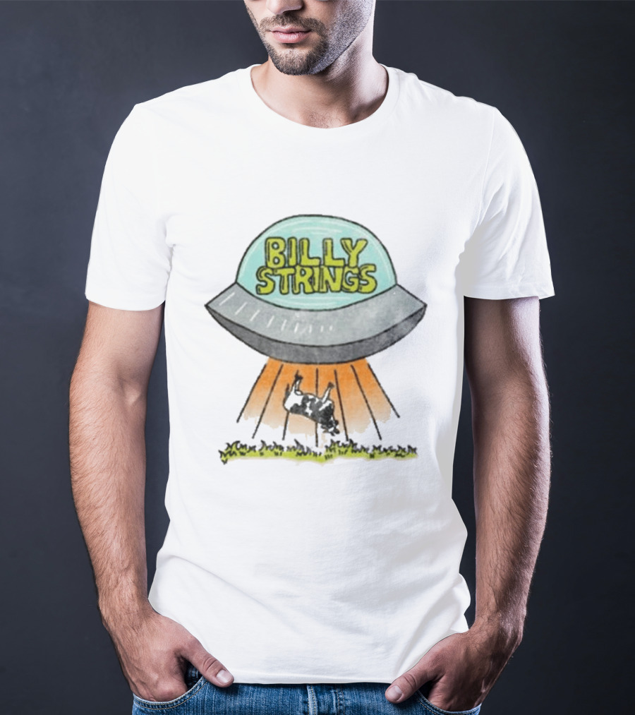 Billy Strings UFO Cow Abduction Tour Dates T-Shirt