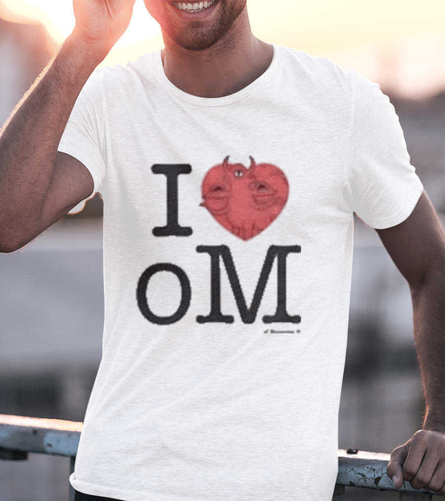 Polyvinyl Records Of Montreal I Love Om Heart Tomato Face T-Shirt