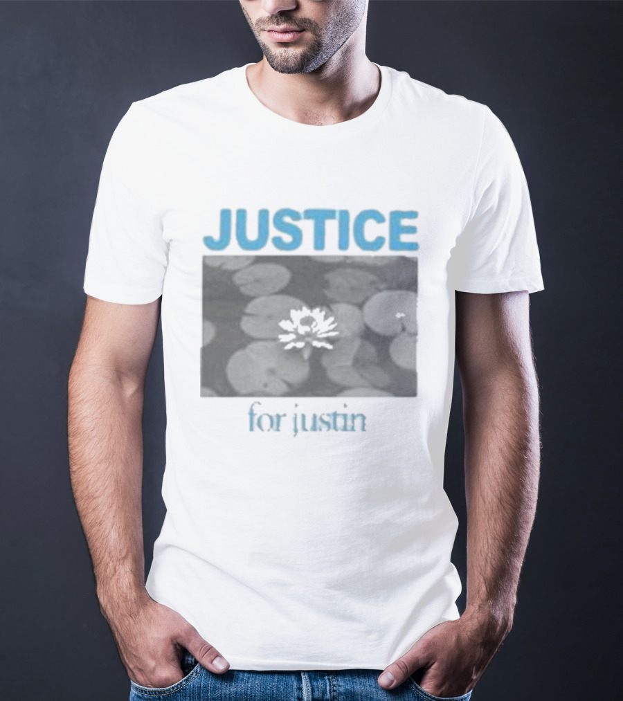 Justice Zack Peter Lotus Water Lily T-Shirt